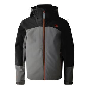 Dare 2B Childrens/Kids Explore II Waterproof Jacket / Black/Granite Grey